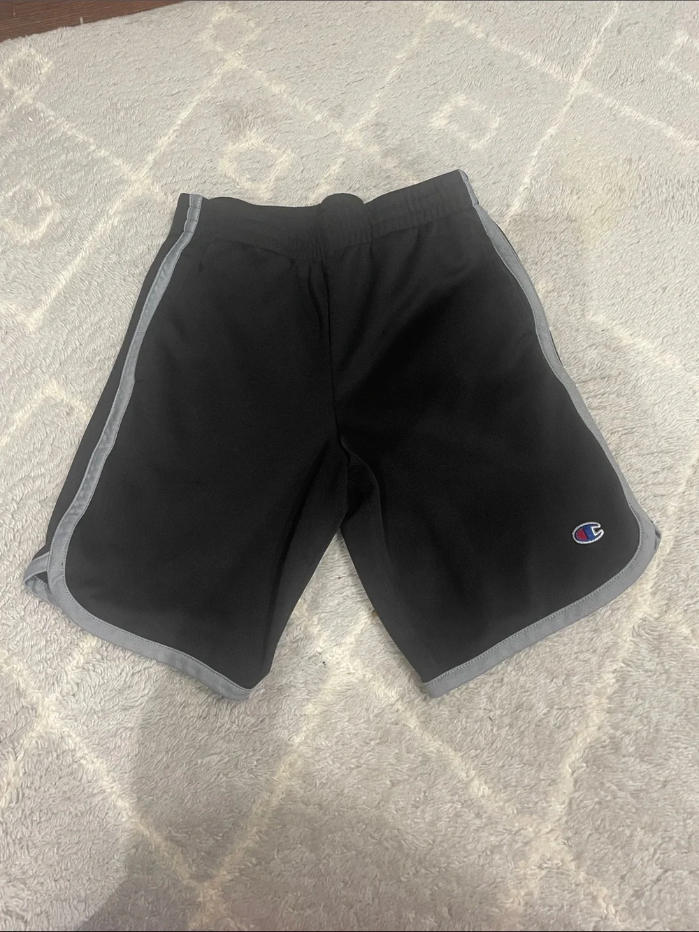 Champion Kids' Athletic Shorts - Navy with Blue Trim & Black with Gray Trim